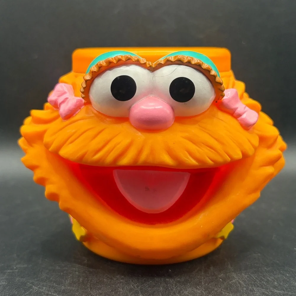 1994 Vintage Applause Zoe 3D Cup Jim Henson The Muppets Collectible Mug